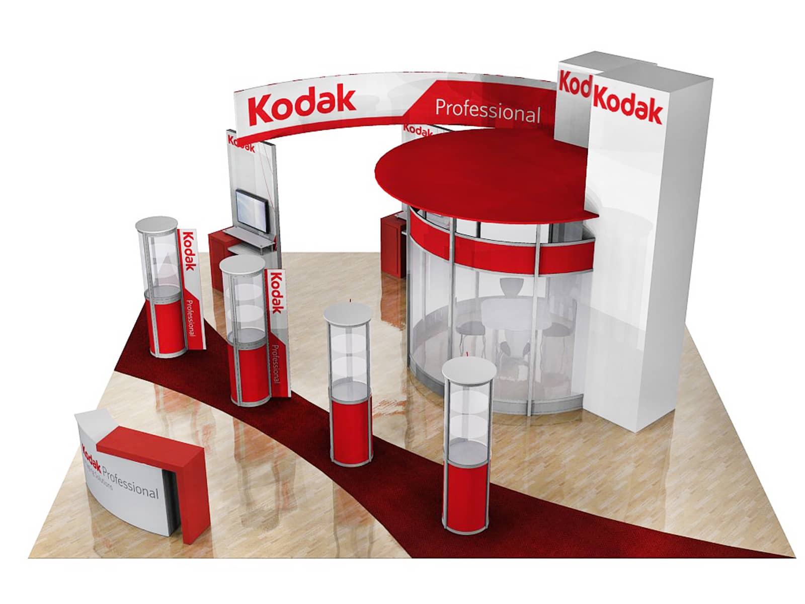 ECODH-6104 30' x 30' Eco Friendly Displays Exhibit