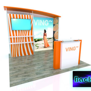 Eco Friendly Designs 10' x 10' Trade Show Display, model ECODH-1127