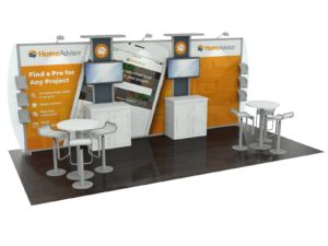10' x 20' Eco Friendly Designs, model ECODH-2108 trade show display