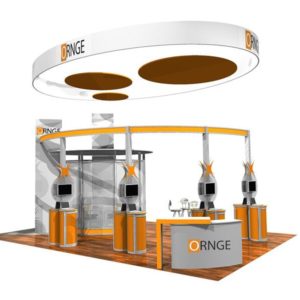 Eco Friendly Designs 20' x 30' trade show exhibits, model ECODH-6001