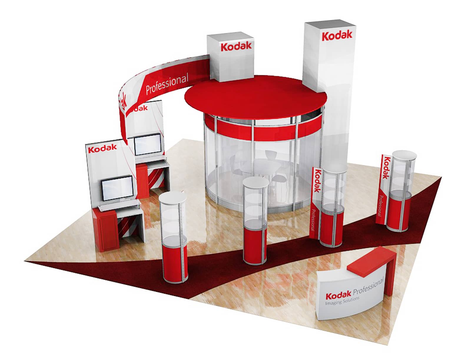 ECODH-6104 30' x 30' Eco Friendly Displays Exhibit