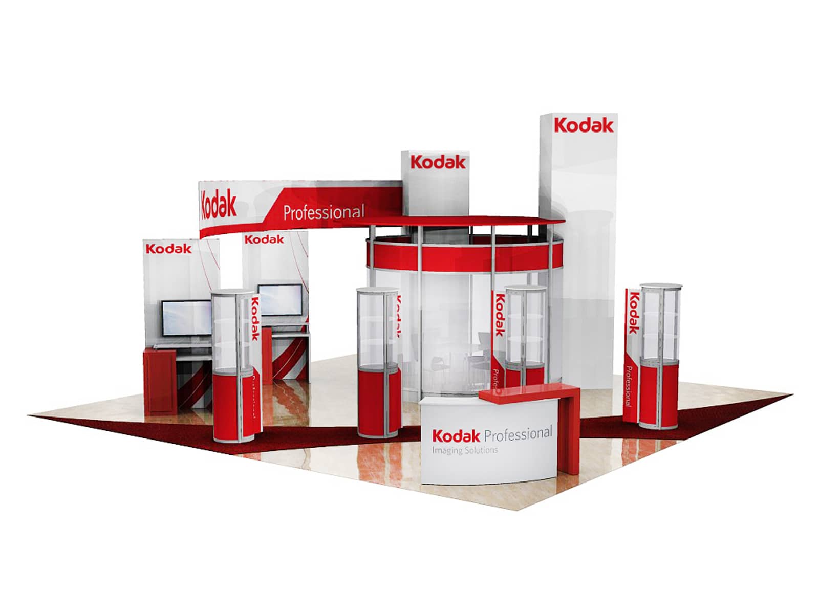 ECODH-6104 30' x 30' Eco Friendly Displays Exhibit