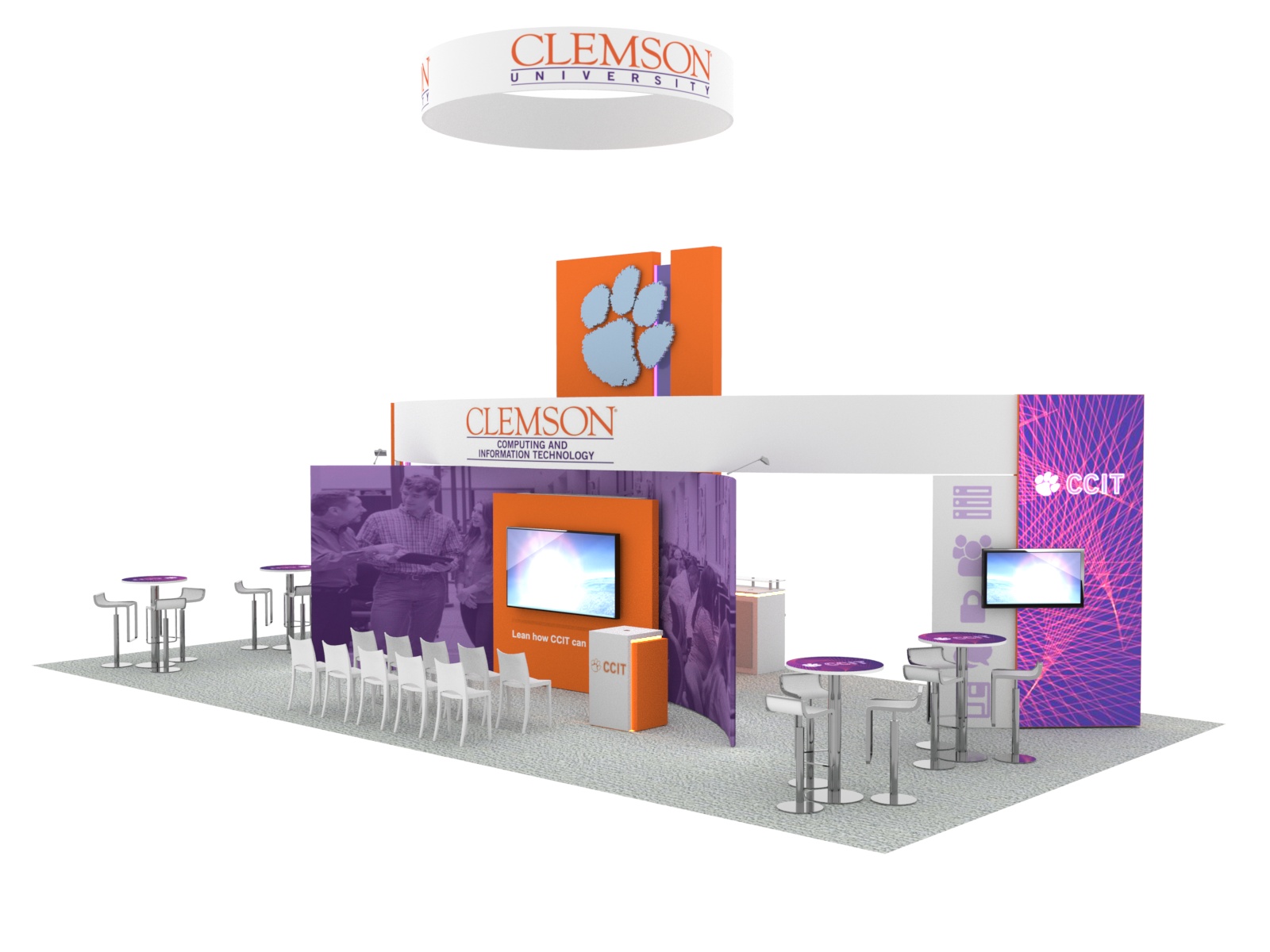 Eco Friendly Designs, model ECODH-6128, 20' x 40' trade show display
