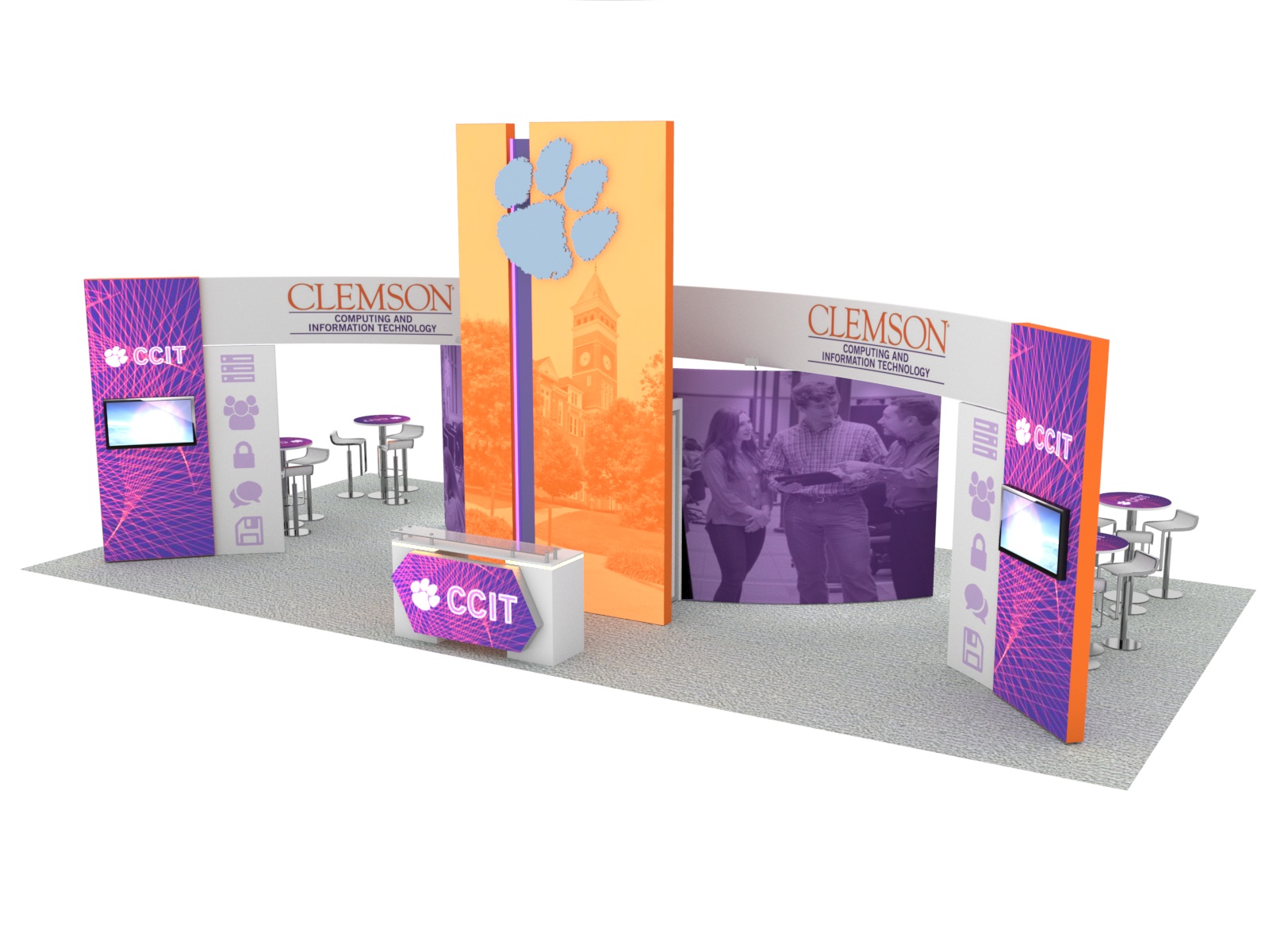 Eco Friendly Designs, model ECODH-6128, 20' x 40' trade show display