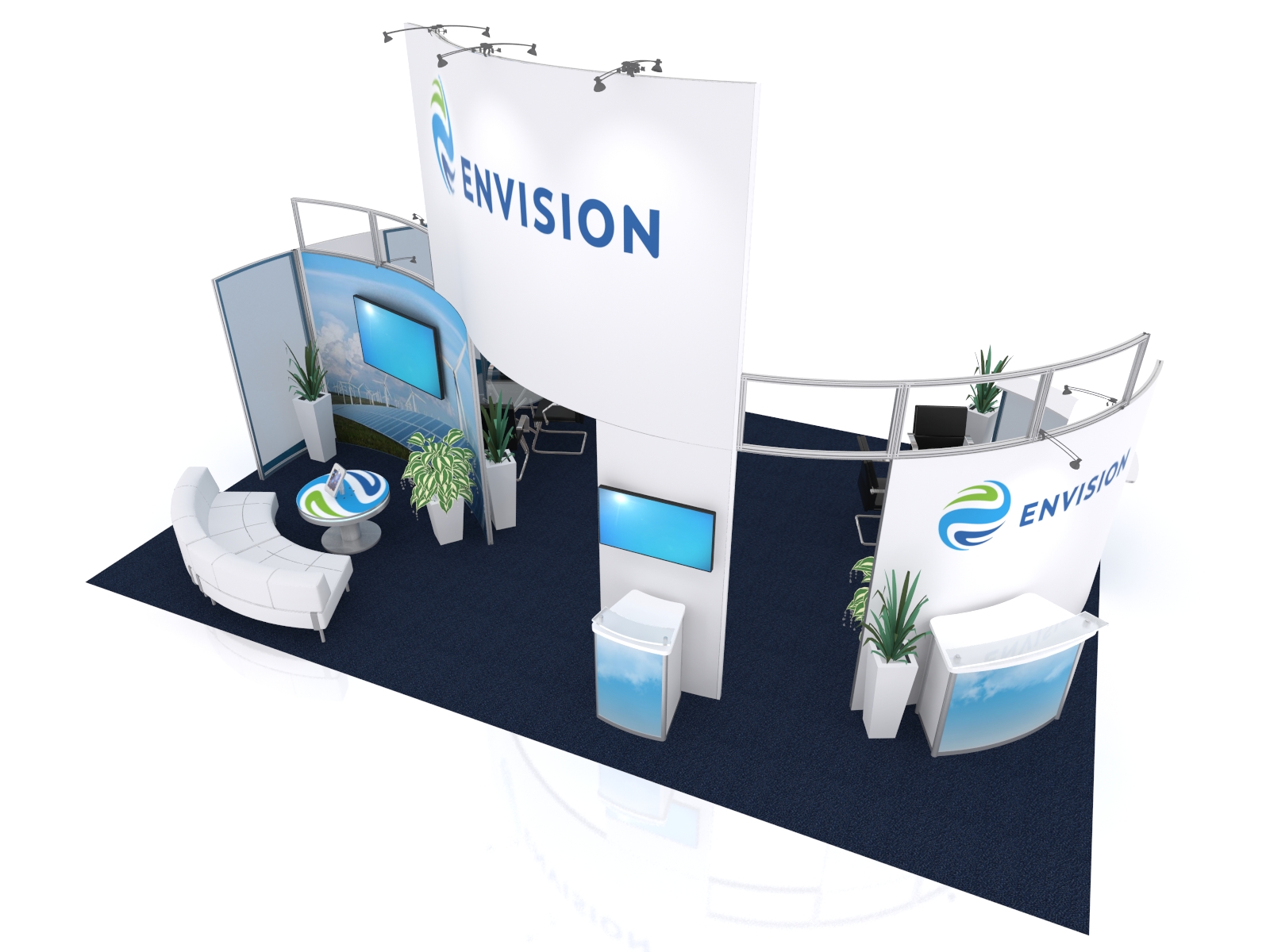 20' x 30' Gravitee Modular trade show display, model GKDH-5086