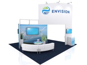 20' x 20' Gravitee Modular trade show display, model GKDH-5124