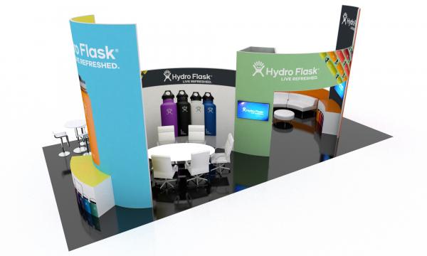 Gravitee One-Step Modular Trade Show Exhibit System