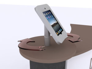 MOD-1329 Swivel table top iPad Stand