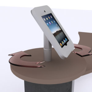 MOD-1329 Swivel table top iPad Stand