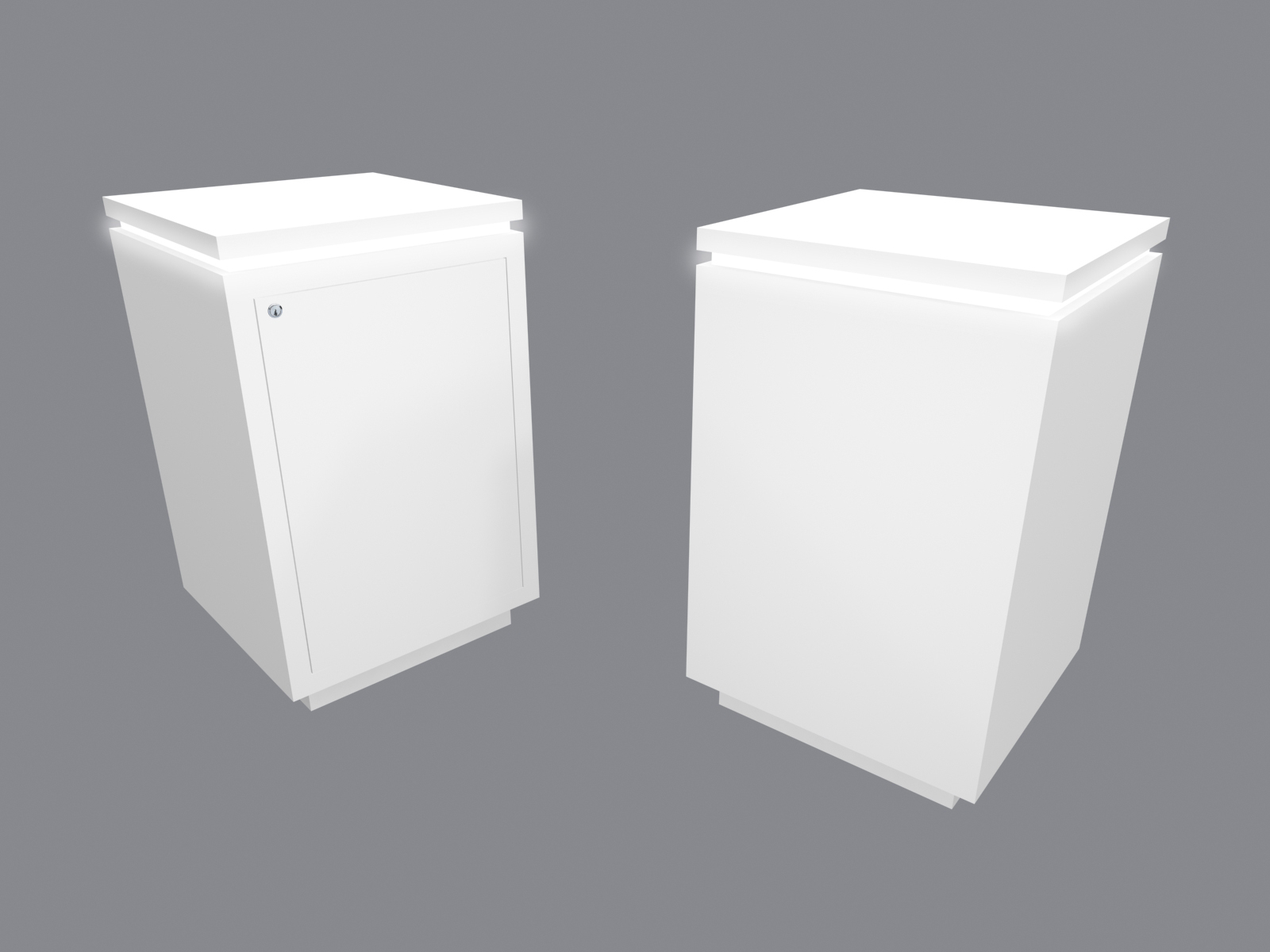 Trade Show Exhibit Pedestal, model MODDH-1593