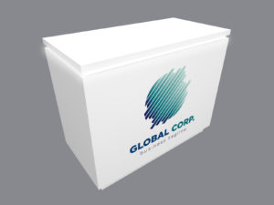 Custom exhibit counter model MODDH-1596