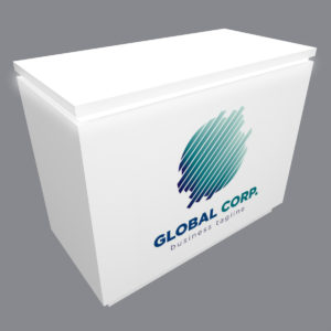 Custom exhibit counter model MODDH-1596