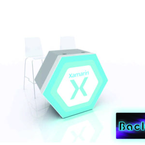 Hexagon reception counter, model MODDH-1598