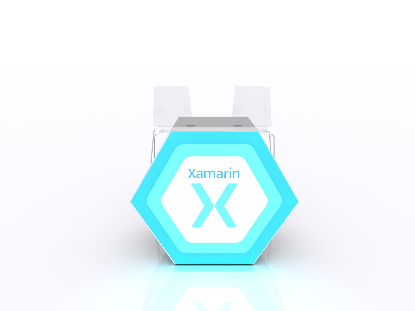 Hexagon reception counter, model MODDH-1598