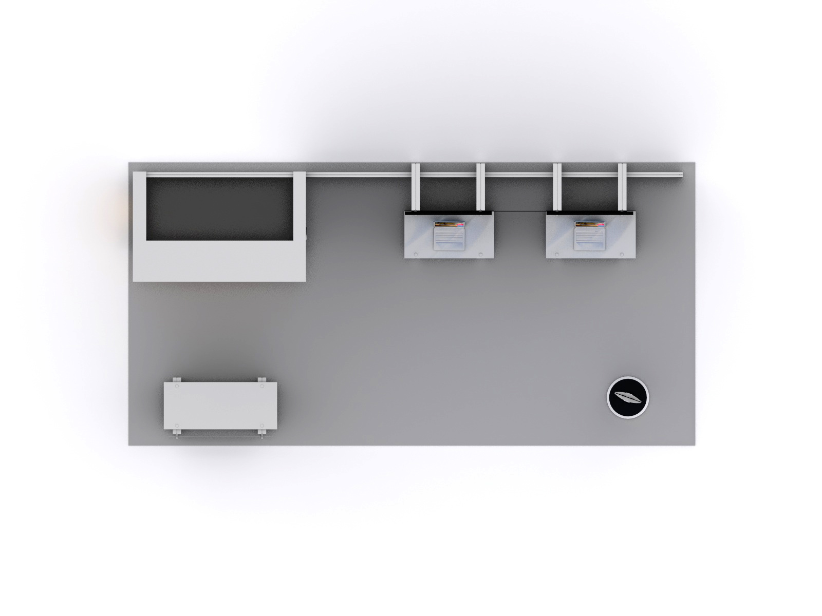 10' x 20' rental trade show display model REDH-2113