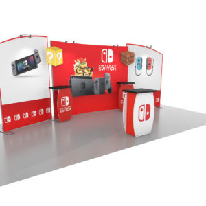 10' x 20' Symphony Portable Trade Show Display, Model SYKDH-2017