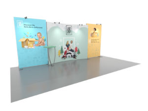 10' x 20' Symphony Portable Trade Show Display, Model SYKDH-2010