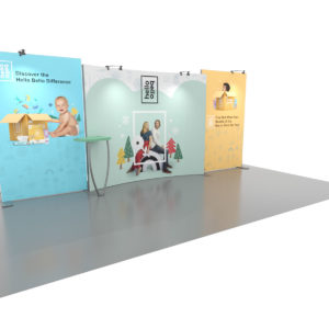 10' x 20' Symphony Portable Trade Show Display, Model SYKDH-2010