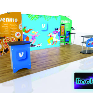 Symphony Lightbox Display, model SYKDH-2028, 10' x 20' trade show display