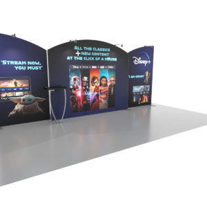 Symphony 10' x 20' portable trade show display, model SYKDH-2019