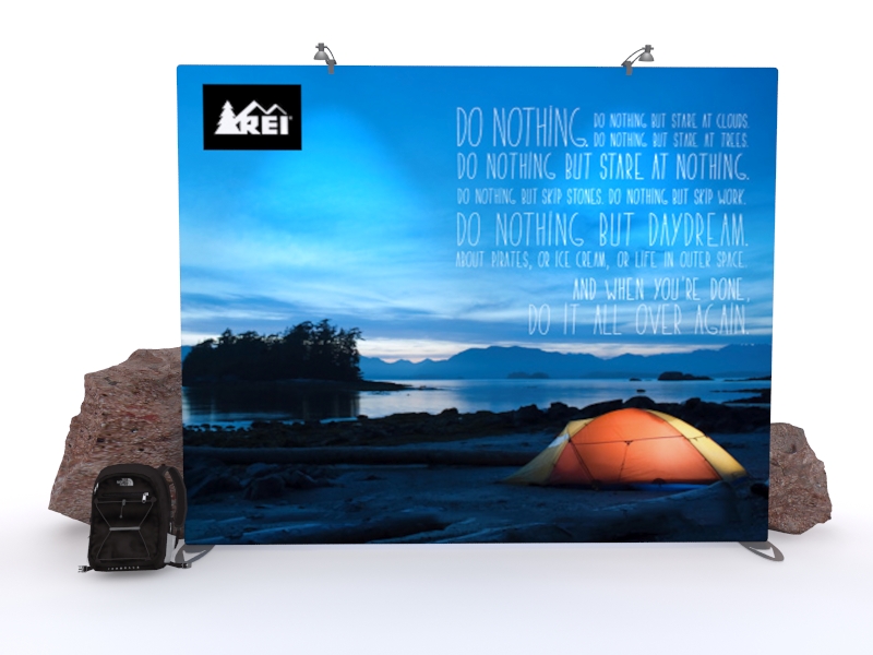 Visionary Designs, model TFDH-510 10' x 10' portable trade show display