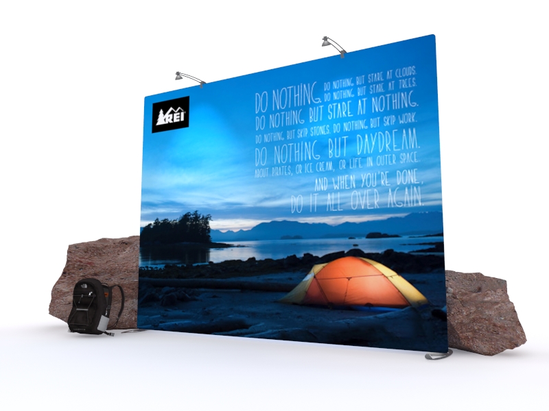 Visionary Designs, model TFDH-510 10' x 10' portable trade show display