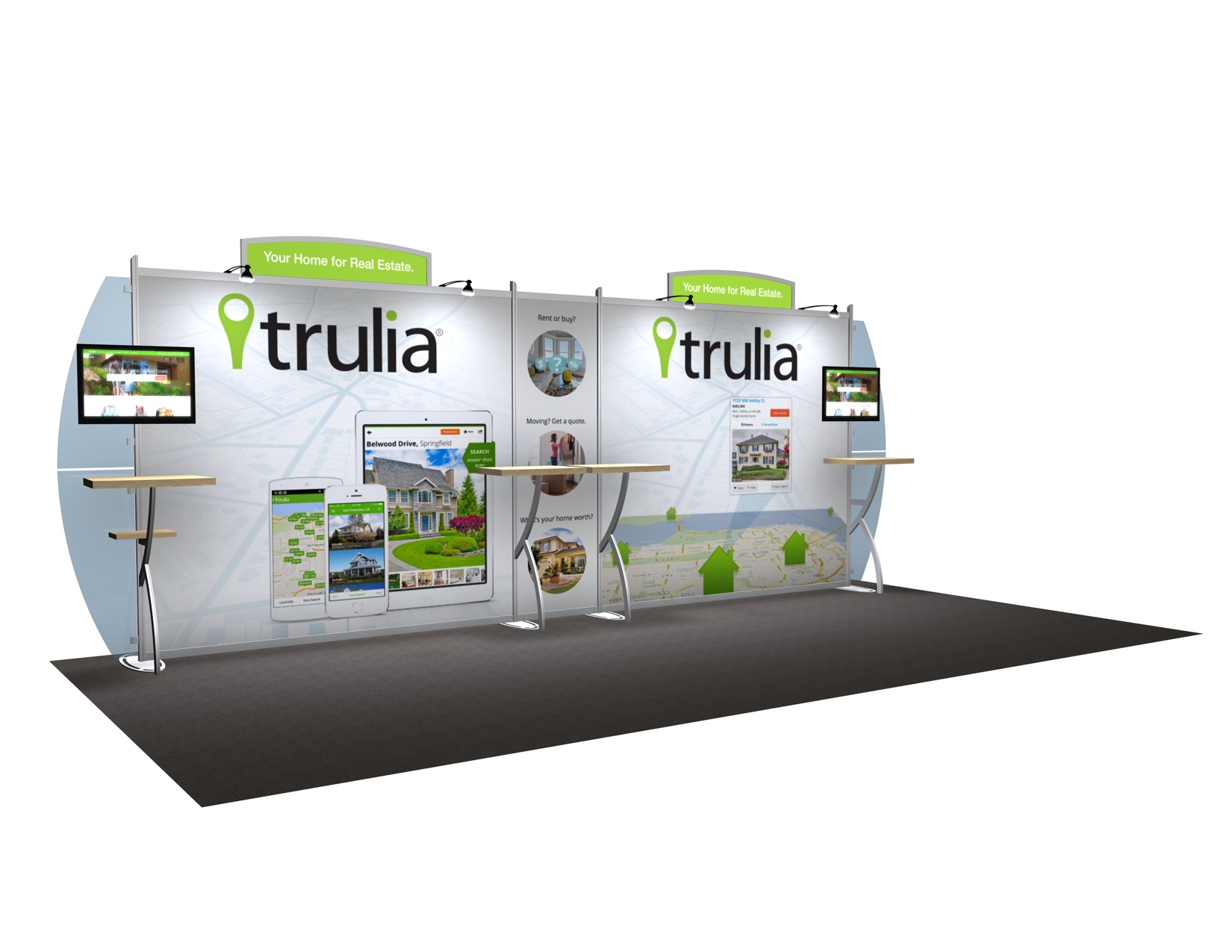 10' x 20' Sacagawea trade show display, model VKDH-2110