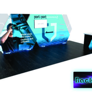 10' x 20' SuperNova Backlit Tradeshow Display model VKDH-2971