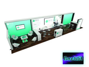 Visionary Designs Trade Show Display, Model VKDH-4001