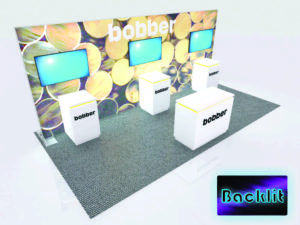 10' x 20' SuperNova Backlit Tradeshow Display model VKDH-4027