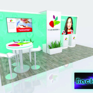 10' x 20' SuperNova Backlit Tradeshow Display model VKDH-4030