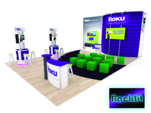 20' x 30' Visionary Designs Trade Show Exhibit, model VKDH-5141