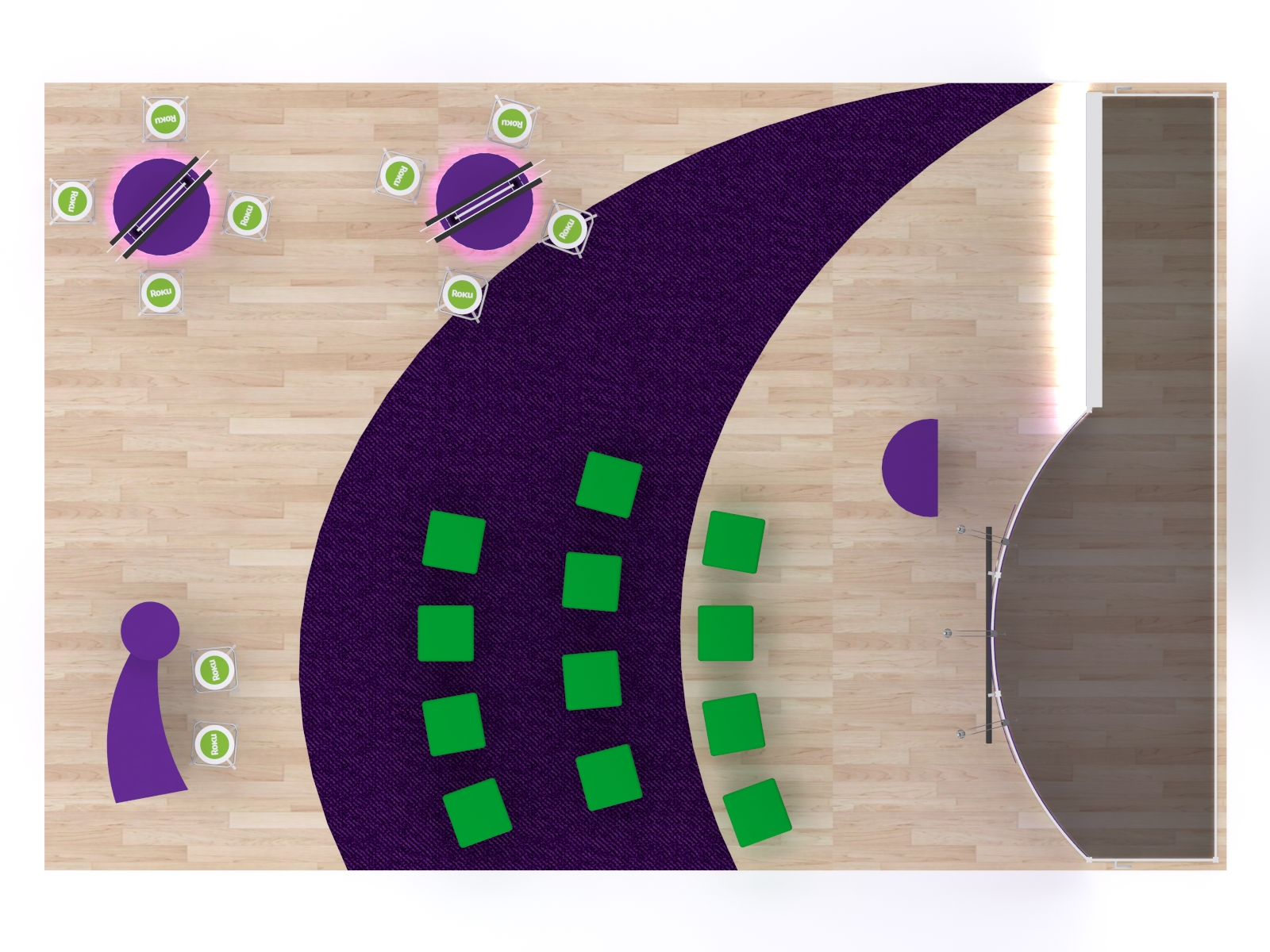 20' x 30' Visionary Designs Trade Show Exhibit, model VKDH-5141