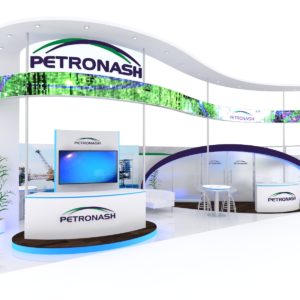 20' x 40' Visionary Designs Trade Show Display, model VKDH-5150