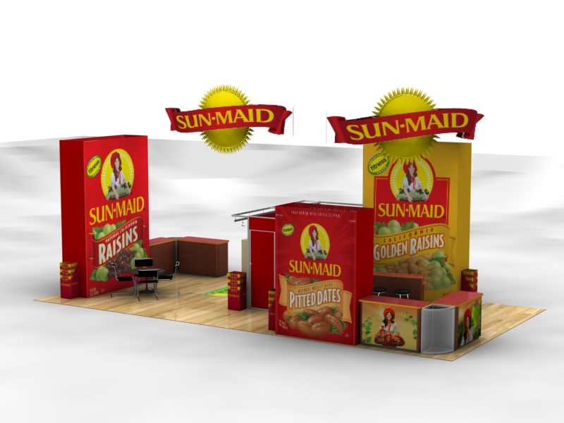 20' x 40' Visionary Designs Trade Show Display, model VKDH-5703