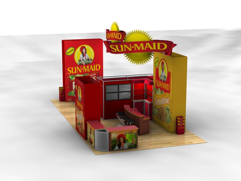 20' x 40' Visionary Designs Trade Show Display, model VKDH-5703