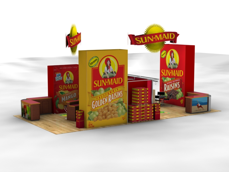 20' x 40' Visionary Designs Trade Show Display, model VKDH-5703