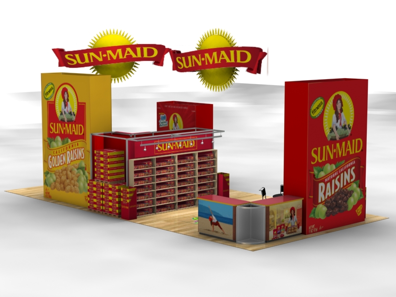 20' x 40' Visionary Designs Trade Show Display, model VKDH-5703