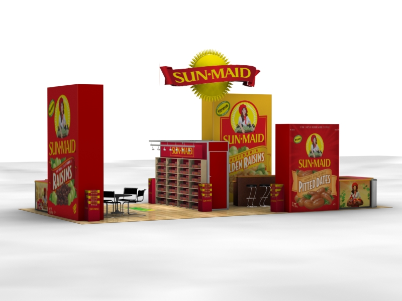 20' x 40' Visionary Designs Trade Show Display, model VKDH-5703